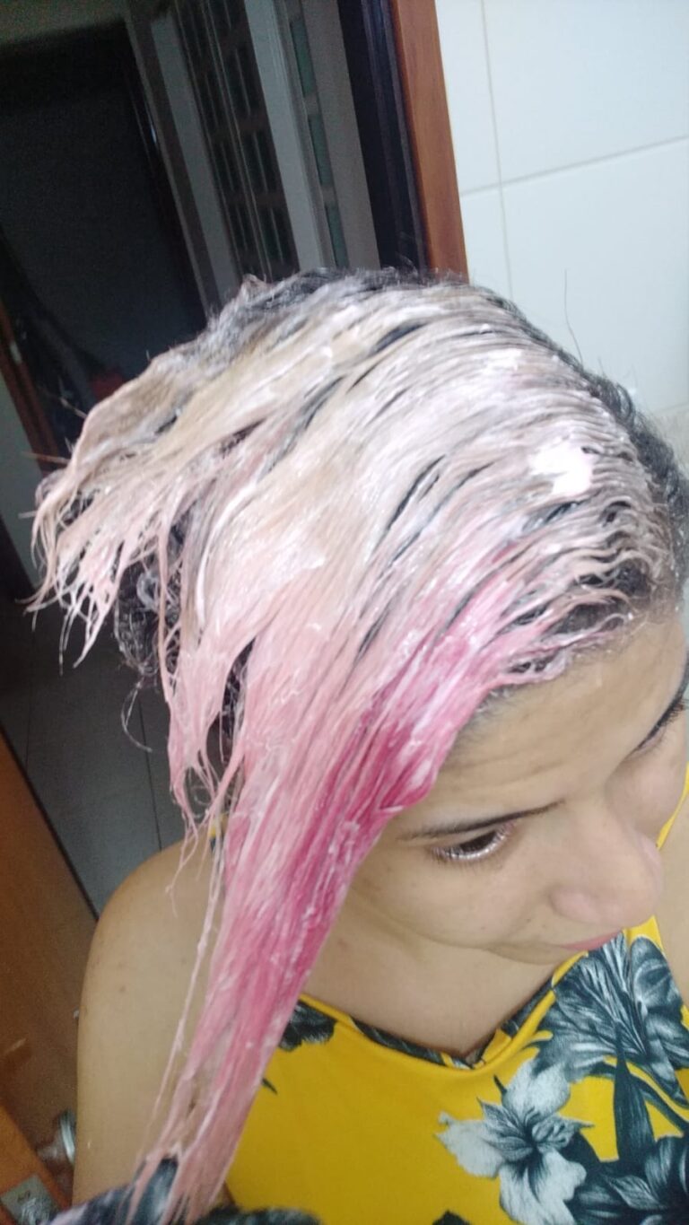 Cabelo Rosa Máscara Matizadora Vermelha Salon Line Diário de Beleza