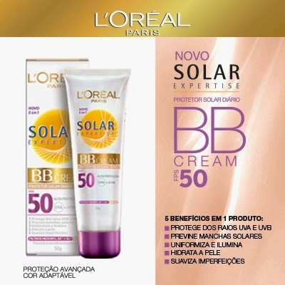 BB Cream com Cor FPS50 L'oreal Solar Expertise