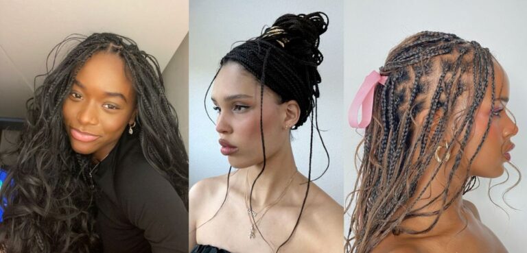 Estilos de Box Braids