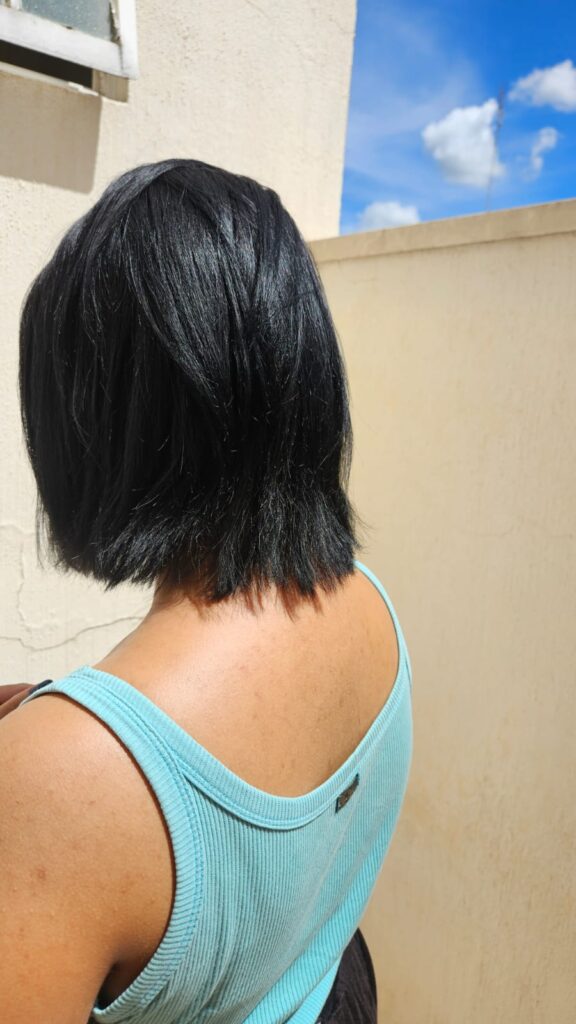 resultado Matizador Preto Meu Liso Salon Line