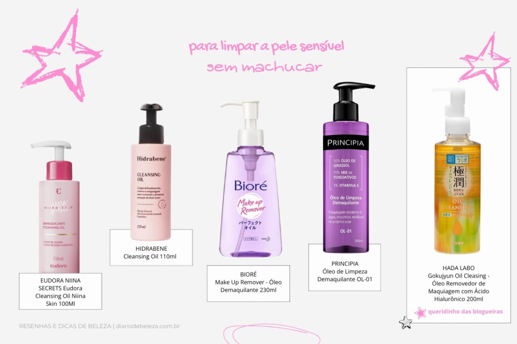 demaquilantes para cuidar da pele sensível
