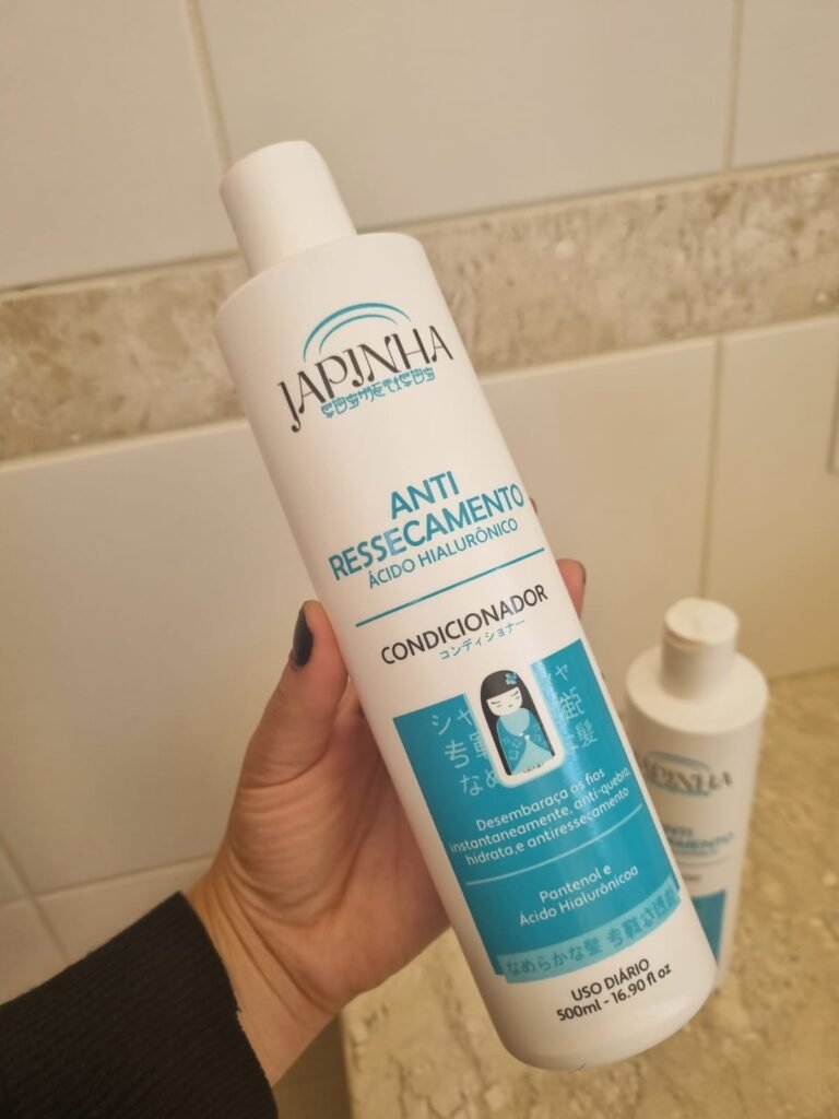 Japinha Shampoo e Condicionador Anti Ressecamento Capilar Ácido Hialurônico 500ml
