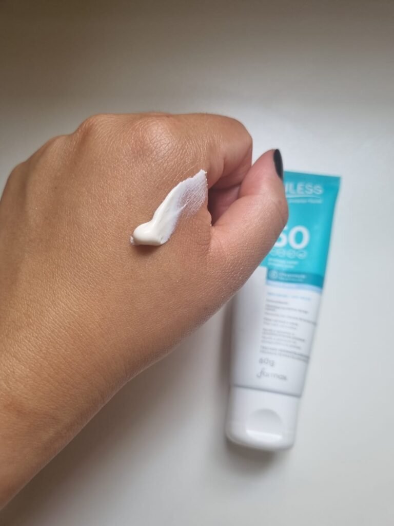 Textura do Protetor Solar Sunless Facial FPS 50