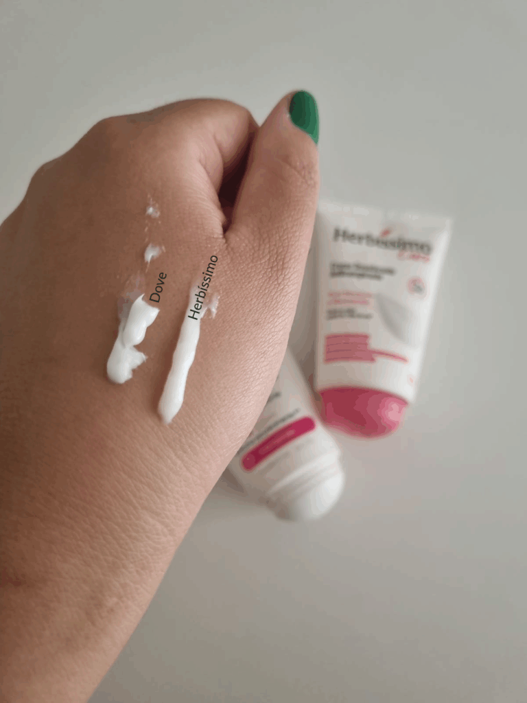 Comparando Desodorante em Creme com Niacinamida: Dove x Herbíssimo